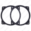 Picture of Black 2pcs 6.5" Car Speaker Spacer Adapter Pad Mounts for Hyundai Sonata YF 2012 Audio Horn Refit Rings Mat Solid