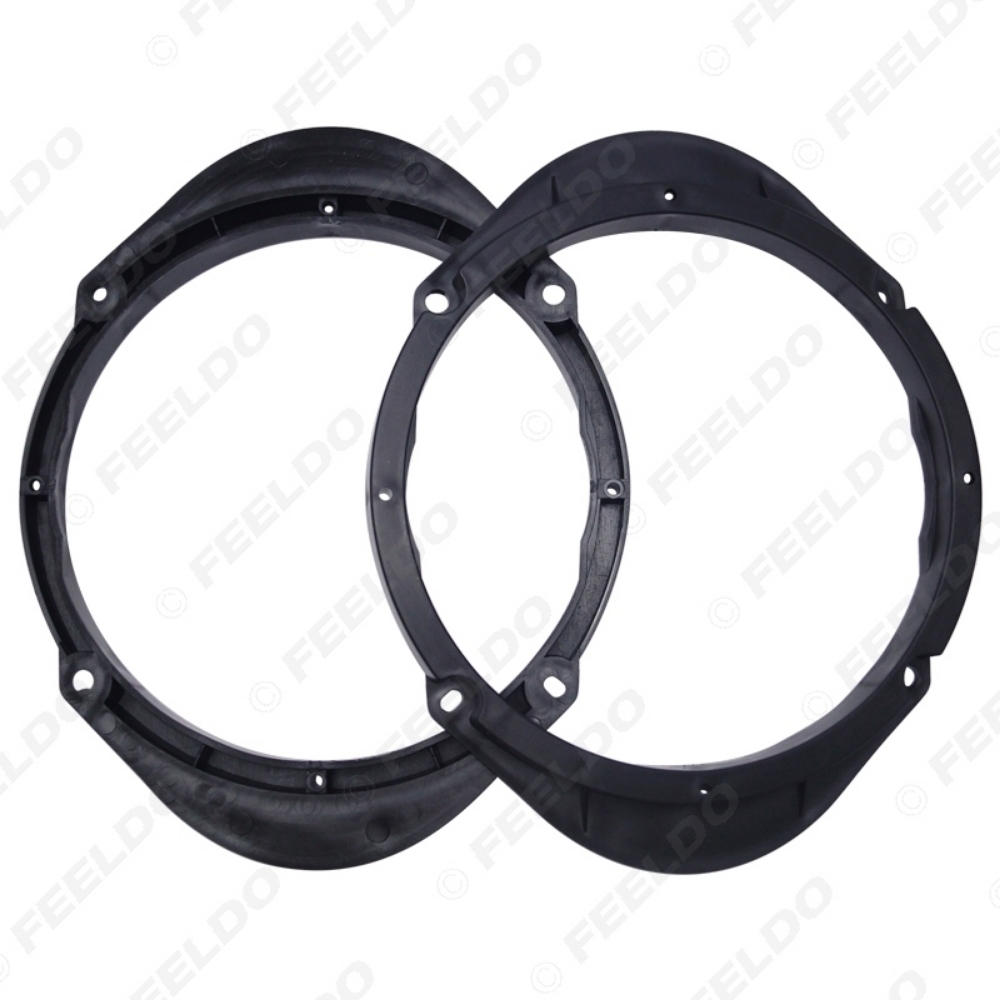 Picture of 6.5" Car Speaker Spacer for Mazda M3/M5/M6/M8 Besturn B50/B70/X80 Audio Horn Refit Rings Mat Mount Black Solid