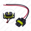 Picture of H11 Female Adapter Wiring Harness Sockets Car Auto Wire Connector Cable Plug For HID LED Headlight Fog Lights Lamp Bulb