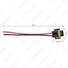 Picture of H11 Female Adapter Wiring Harness Sockets Car Auto Wire Connector Cable Plug For HID LED Headlight Fog Lights Lamp Bulb