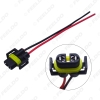 Picture of H11 Female Adapter Wiring Harness Sockets Car Auto Wire Connector Cable Plug For HID LED Headlight Fog Lights Lamp Bulb