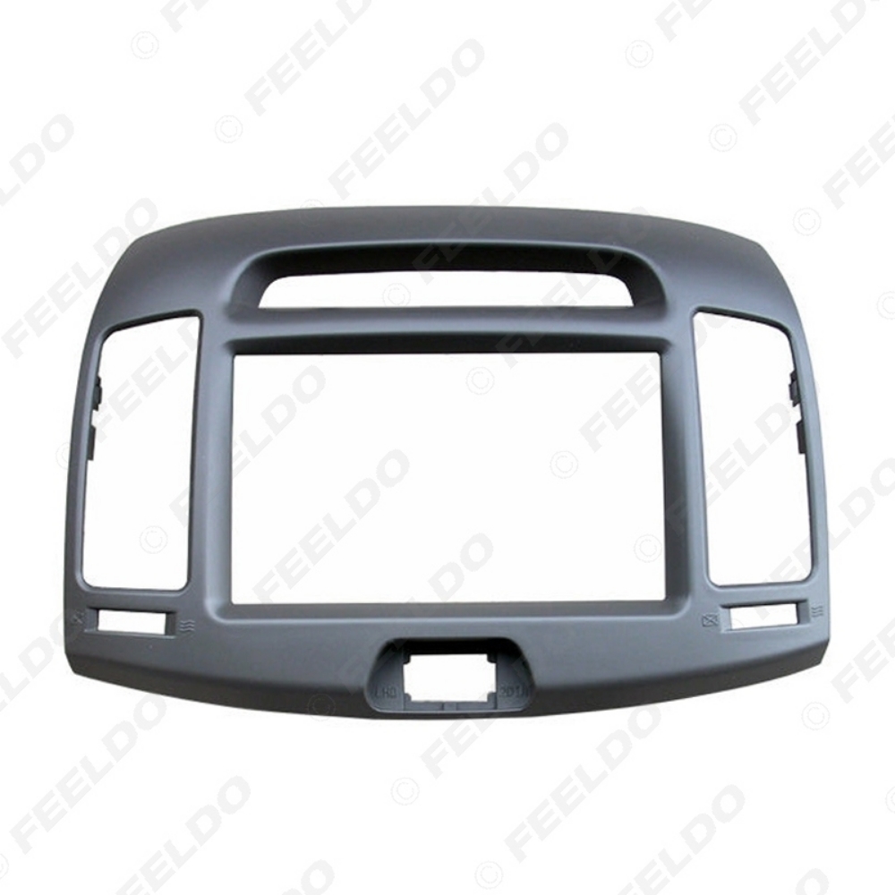 Picture of Car 2Din DVD Radio Fascia Frame for Hyundai Elantra 2006-2011(Korean Type,LHD) Stereo Face Panel Trim Kit