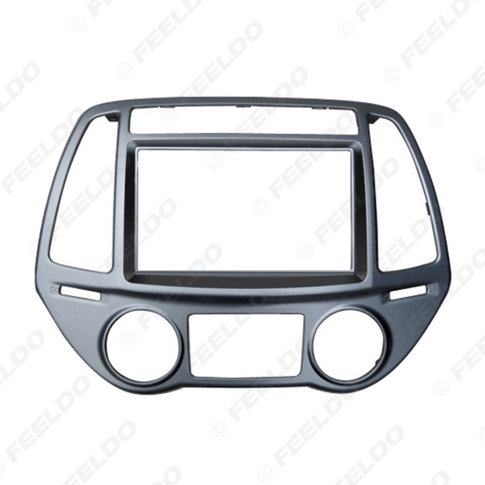 Picture of Car 2Din DVD Radio Fascia Frame for Hyundai I-20 Auto AC Dash Stereo Face Panel Installation Trim Kit