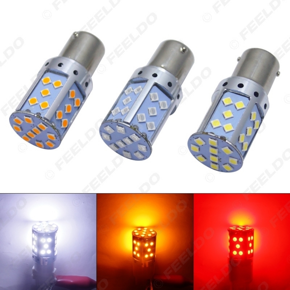 Picture of Car 1156 BA15S/P21W 6-Side 3030 35LED Error Free Canbus Turn Lamp Signal LED Light Tail LED Bulb