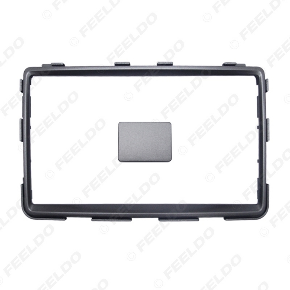 Picture of 2 DIN Car CD/DVD Radio Trim Panel Stereo Frame Panel for Ssangyong Rexton 2013 Adapter Fascia In Dash Mount Kits