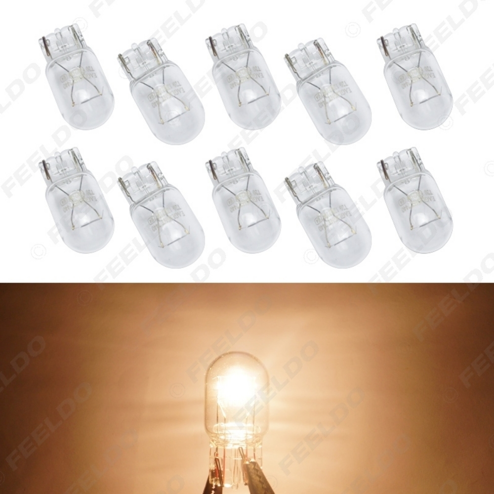 Picture of Car Halogen Bulb 7440 1881 T20 12V/21W Clear Glass DRL Stop Light Tail Lights Daytime Running Light