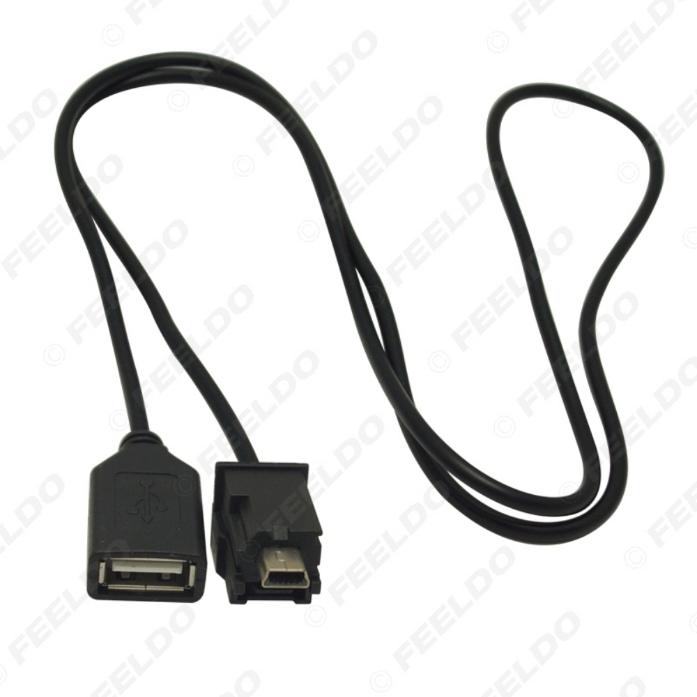 Picture of Car Audio Radio USB to Mini USB Port Switch Cable Adapter for Nissan X-Trail Tenna Bluebird Sylphy