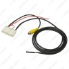 Picture of Car Rear Camera Reversing RCA Video Convert Cable Adapter with Micphone Cable For Nissan Qashqai/Teana/X-Trail/Sylphy
