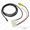 Picture of Car Rear Camera Reversing RCA Video Convert Cable Adapter with Micphone Cable For Nissan Qashqai/Teana/X-Trail/Sylphy