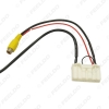 Picture of Car Rear Camera Reversing RCA Video Convert Cable Adapter with Micphone Cable For Nissan Qashqai/Teana/X-Trail/Sylphy