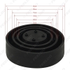 Picture of 2X Waterproof Universal Car HID LED Headlight Dustproof Cover Rubber Sealing Headlamp Cap 105/95/70/50/25mm Height