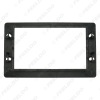 Picture of Car 2DIN Stereo Radio Fascia Plate Panel Frame For SAAB 9-5 (2005~2011) Dashboard CD/DVD Radio Panel Fitting Mount Kit Black