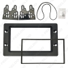 Picture of Car 2DIN Stereo Radio Fascia Plate Panel Frame For SAAB 9-5 (2005~2011) Dashboard CD/DVD Radio Panel Fitting Mount Kit Black