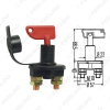 Picture of Auto Truck Boat Battery Isolator Disconnect Cut Off Power Kill Switch with Removable 2-Key DC12V/24V