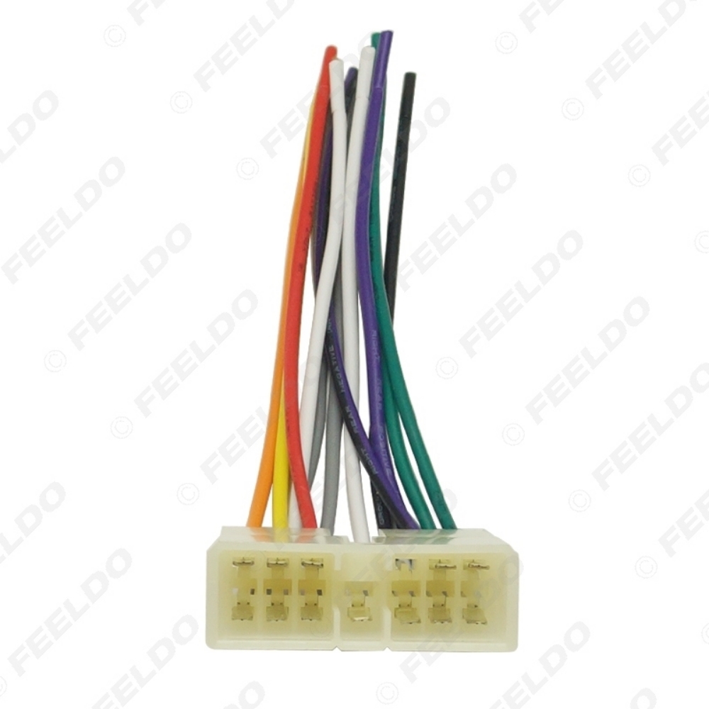 Picture of Car Stereo Audio Wiring Harness Adapter Plug Male for Wuling Fudi Factory OEM Radio CD/DVD Wire Cable