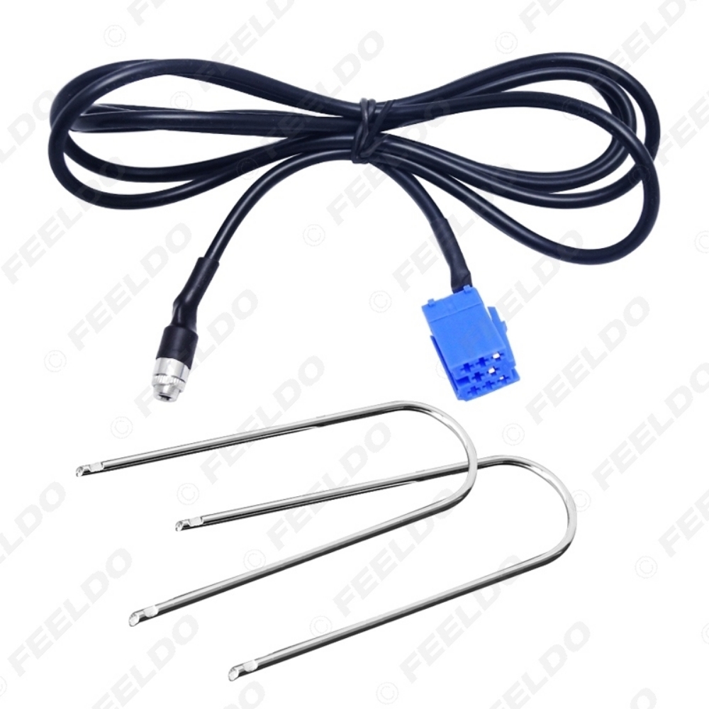 Picture of Car Stereo Female 3.5MM Jack Aux Adapter Cable For AUDI VW Passat Polo Bora with 2-Key Tool Radio Wire
