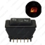 Picture of Auto 12V/24V 20A Universal 5pins Car Power Window Switch Button With Illumination Indicator Red Light