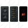 Picture of Auto 12V/24V 20A Universal 5pins Car Power Window Switch Button With Illumination Indicator Red Light