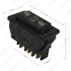 Picture of Auto 12V/24V 20A Universal 5pins Car Power Window Switch Button With Illumination Indicator Red Light