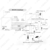 Picture of Car Alarm Security System Manual Reset Button Function Burglar Alarm Protection with 2 Remote Control