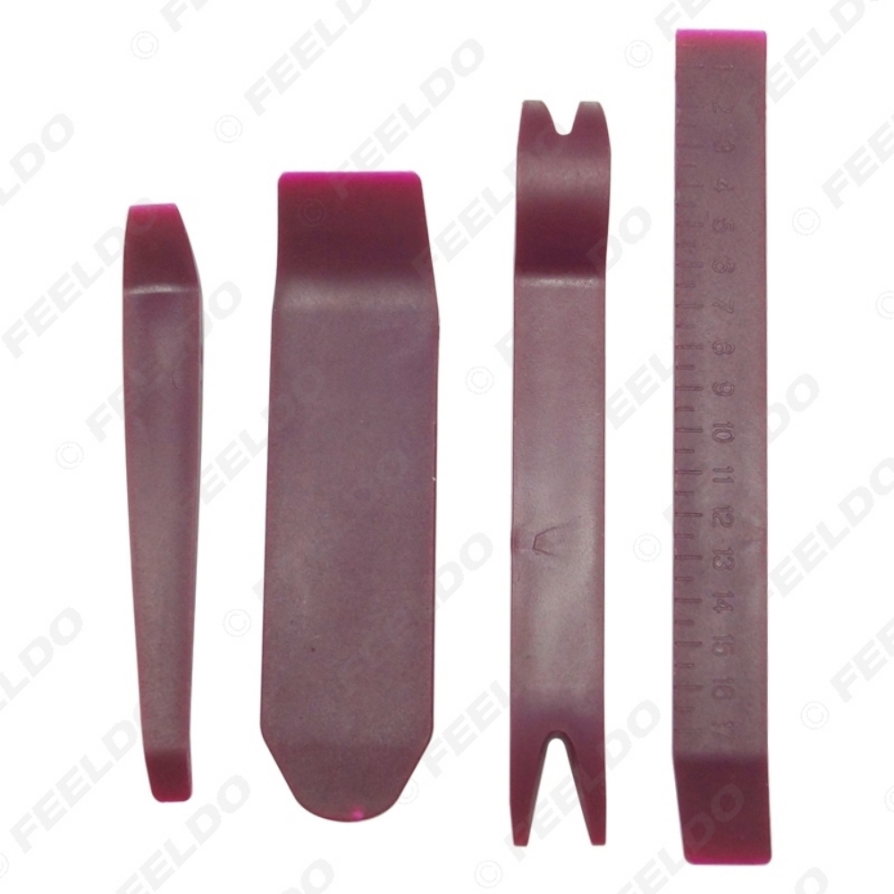Picture of 4Pcs/Set Car Stereo Audio Radio Plastic Trim Removal Tool Sound Disassembly Tool Outillage Auto  Removal Tools Kit
