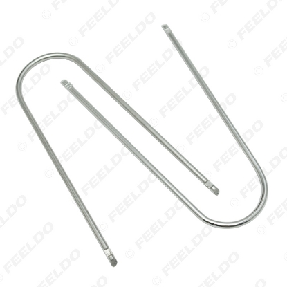 Picture of 2pcs Car Audio Video Stainless Steel Installation and Removal U-Style Auto Raio Tools