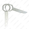 Picture of 2pcs Car CD DVD Stereo Radio Removal Release Tool Keys Repair Tool Stereo Head Unit Audio Tools For VW Audi