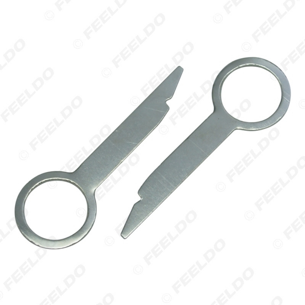Picture of 2pcs/set Car CD DVD Stereo For Audi Head Unit Key Removal Tools Host Disassembly Repairing Tools