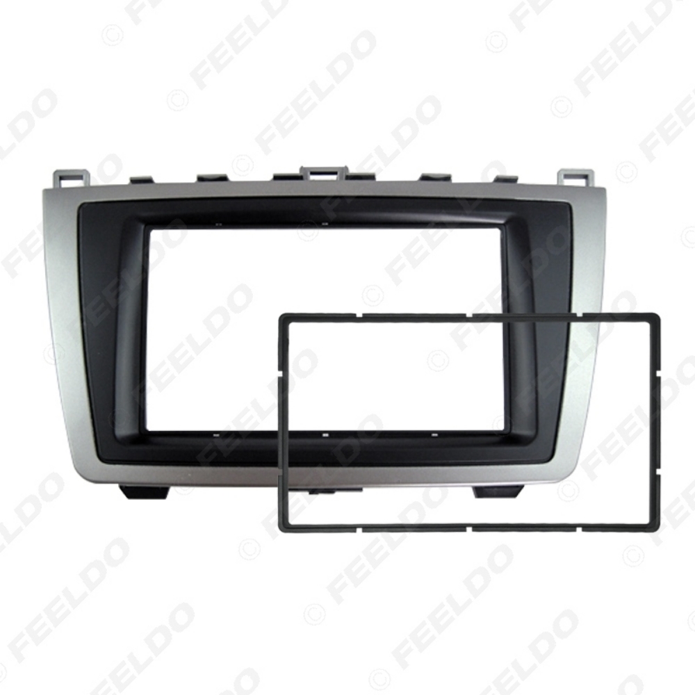Picture of Car 2DIN Audio Radio Fascia For Mazda 6 2009-2013 Stereo Plate Panel Frame Installation Dash Mount Trim Kit