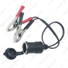 Picture of 12V Car Motorbike Tractor Boat Clip-on Cigarette Lighter Socket Cable Adaptor