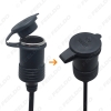 Picture of 12V Car Motorbike Tractor Boat Clip-on Cigarette Lighter Socket Cable Adaptor