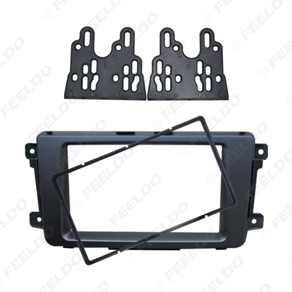 Picture of 2DIN Car Stereo Audio Radio Fascia Frame For MAZDA 2009 Cx-9 2007-2016 CD/DVD Plate Trim Panel Dash Mount Kit
