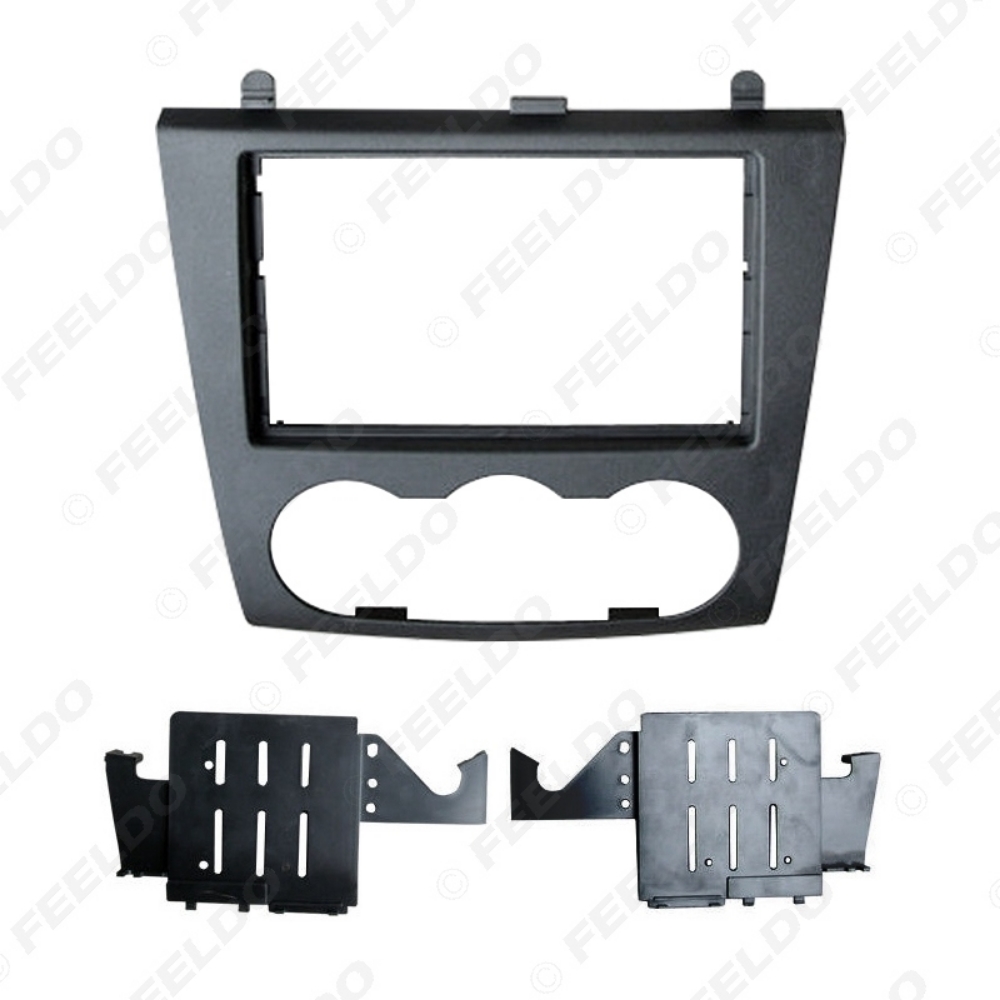 Picture of Car 2DIN Audio Stereo Fascia Frame For Nissan Altima 2006-2012 Radio Plate Panel Dashboard Mount Installation Trim Kit