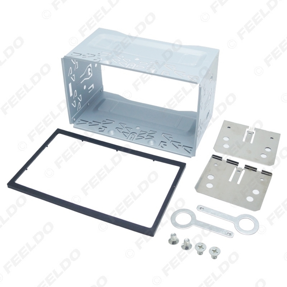 Picture of Car Stereo Audio 2DIN Metal Cage Fascias Frame Brackets/Screws/Keys For Volkswagen 1997-2009 Series Jetta Chico Golf Bora/Polo/MK3/MK4 Kits