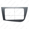 Picture of Gray Car 2 Din Audio Radio Fascia Frame for Seat Leon 2005-2011 Left Hand Driving LHD Dash Plate Panel Mount Kit