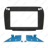 Picture of Car 2Din Stereo Radio Fascia Frame for BENZ S-Klasse (W220)/CL-Klasse (C215) Dashboard Mount Trim Facia Panel Frame 2-Color