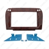 Picture of Car 2Din Stereo Radio Fascia Frame for BENZ S-Klasse (W220)/CL-Klasse (C215) Dashboard Mount Trim Facia Panel Frame 2-Color