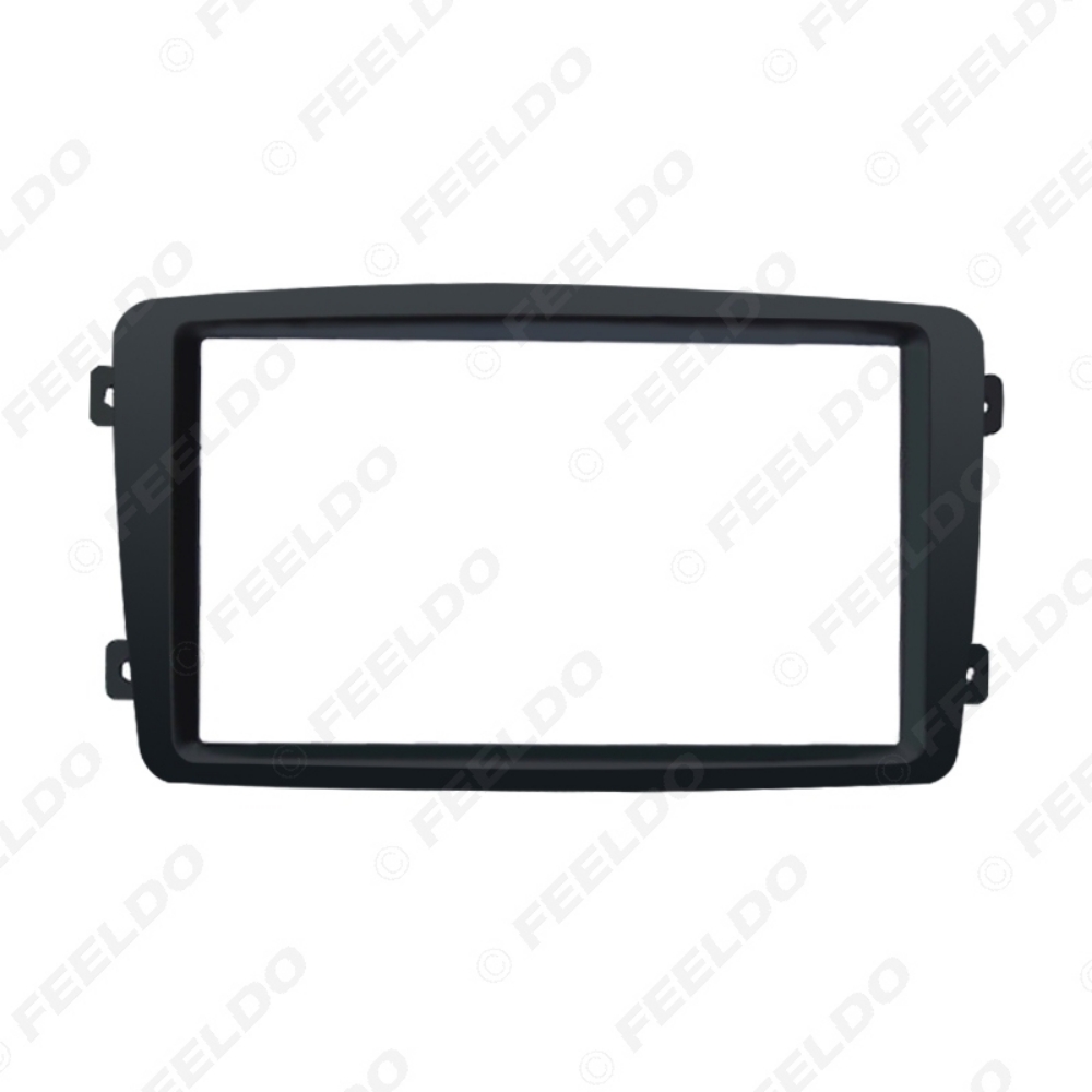 Picture of Car Double Din DVD Stereo Radio Fascia Frame for Mercedes BENZ C CLASS W203 2002-2004 Audio Dash Frame Panel Kit