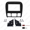 Picture of Car 2Din Stereo Radio Fascia Frame for BENZ S-Class W220 Dashboard Mount Trim Facia Panel Installation Kit 2-Color