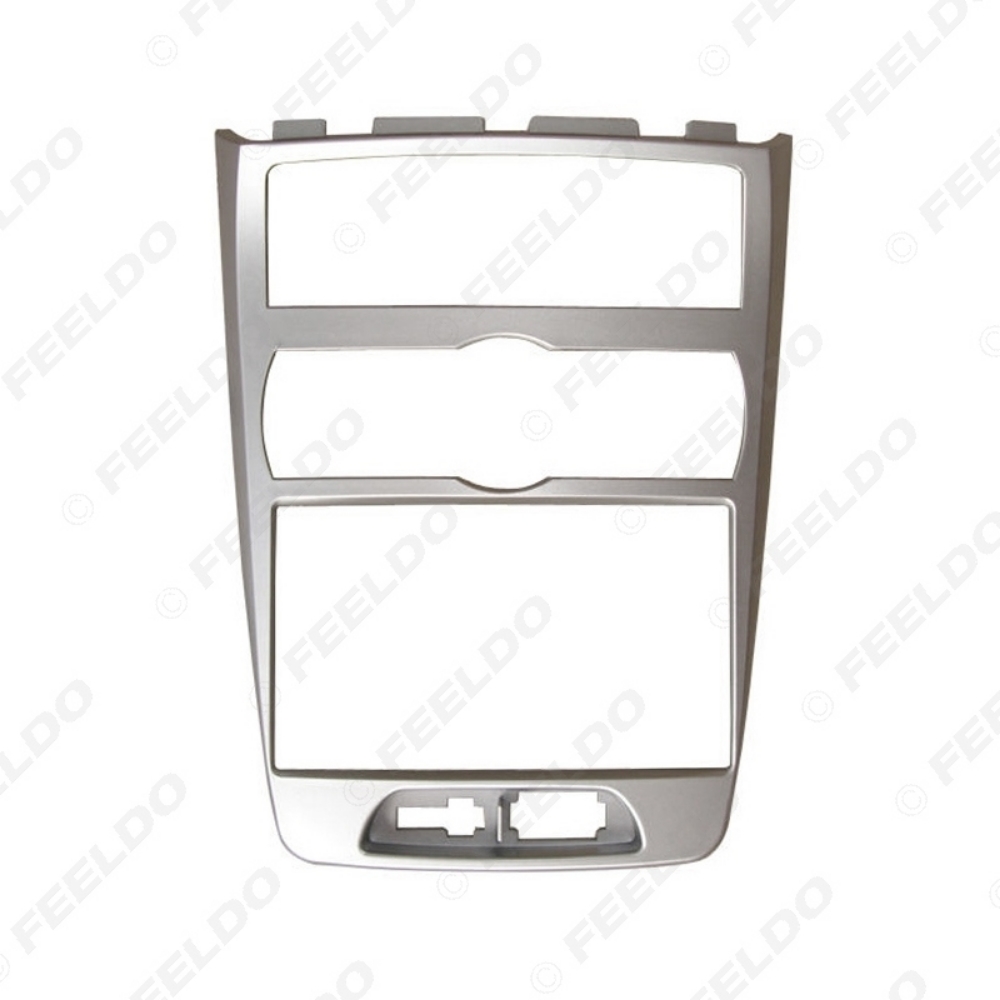 Picture of Car 2Din Radio Fascia Frame for Hyundai Rohens (UK Type/Auto AC/RHD) Dash Panel Frame Mount Kit