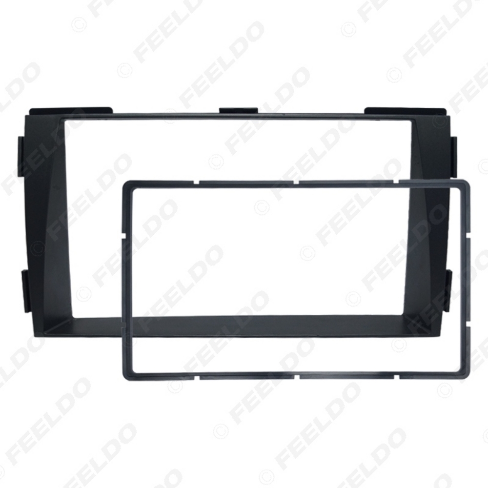 Picture of Car 2Din Radio Fascia Frame for Hyundai Sonata NFC 2009-2010 Stereo Face Panel Dash Installation Trim Kit