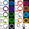 Picture of 1M 9-color Flexible Moulding EL Neon Glow Lighting Rope Strip With Fin For Car Decoration