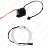 Picture of 2M 9-color Flexible Moulding EL Neon Glow Lighting Rope Strip With Fin For Car Decoration