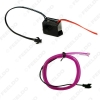 Picture of 2M 9-color Flexible Moulding EL Neon Glow Lighting Rope Strip With Fin For Car Decoration