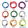 Picture of 3M Car Decoration Flexible Moulding EL Neon Glow Lighting Rope Strip With Fin And Cigar/Cigarette Lighter 9-color