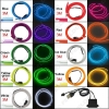 Picture of 12V USB Power Inverter 3M 9-color Car Flexible Moulding EL Neon Glow Lighting Rope Strip With Fin