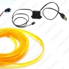 Picture of 12V USB Power Inverter 3M 9-color Car Flexible Moulding EL Neon Glow Lighting Rope Strip With Fin