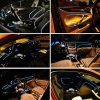 Picture of 9-color 12V USB Power Inverter 5M Car Flexible Moulding EL Neon Glow Lighting Rope Strip With Fin