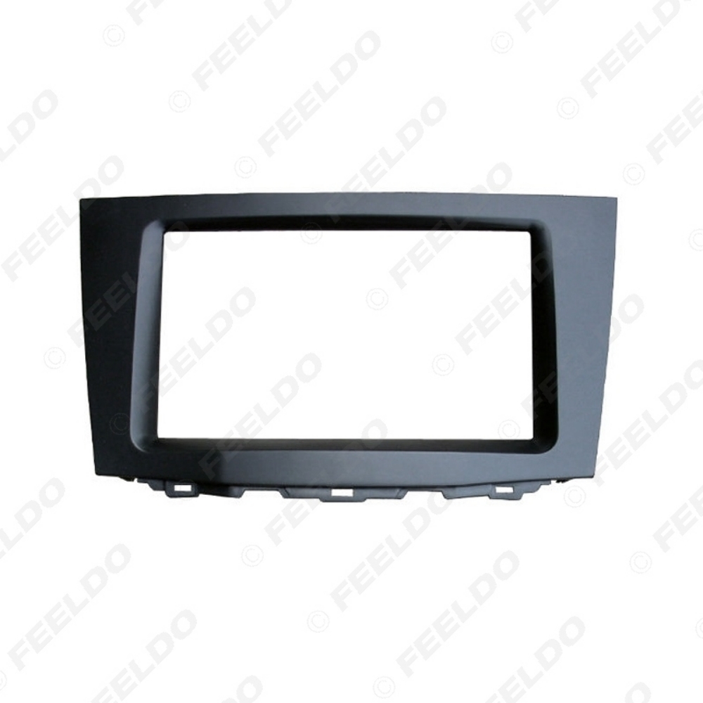 Picture of Car 2DIN Radio Panel Fascia Frame for SUZUKI Kizashi 2009-2015 Stereo Fascia Plate Dash DVD Player Trim Installation Kit