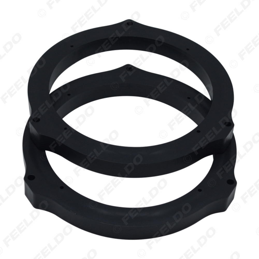 Picture of 2pcs/set 6.5" Car Front Door Speaker Spacer Solid Modified Rings for Ford Focus Audio Pad Mat Plate Loudspeaker Brackets